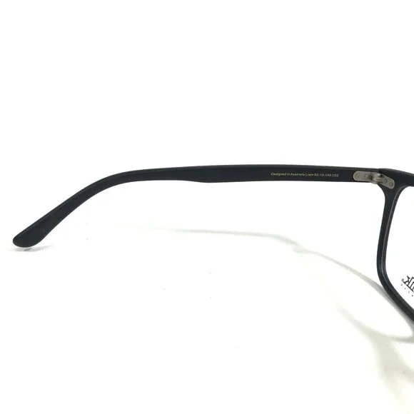 Iconik Eyeglasses Frames Liam C02 Matte Navy Blue Square Horn Rim 52-19-148 - Picture 8 of 10